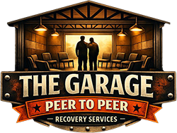 The Garage Peer to Peer Recovery Services logo